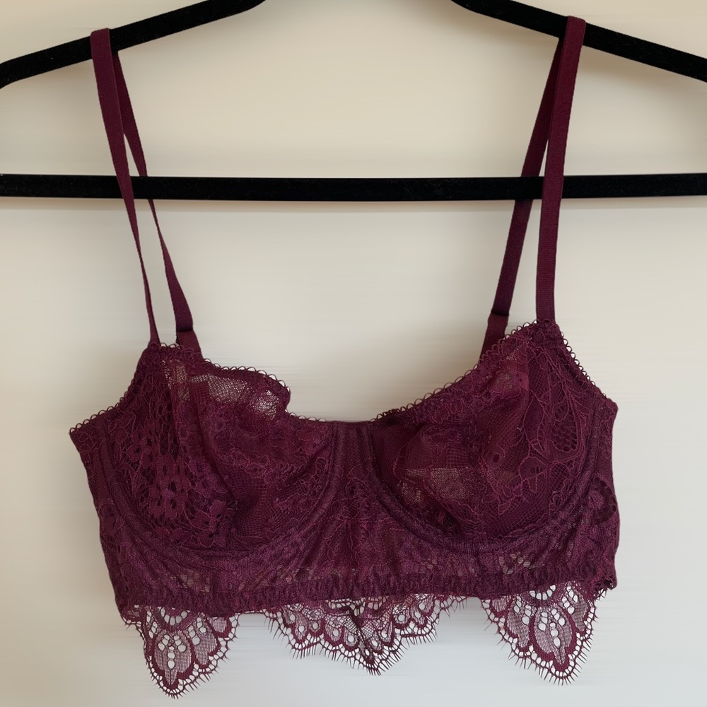 Victoria’s Secret Burgundy lace bra
